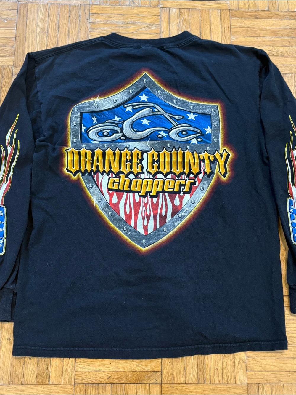 Vintage 2005 Orange County Choppers Long Sleeve Graphic Shirt